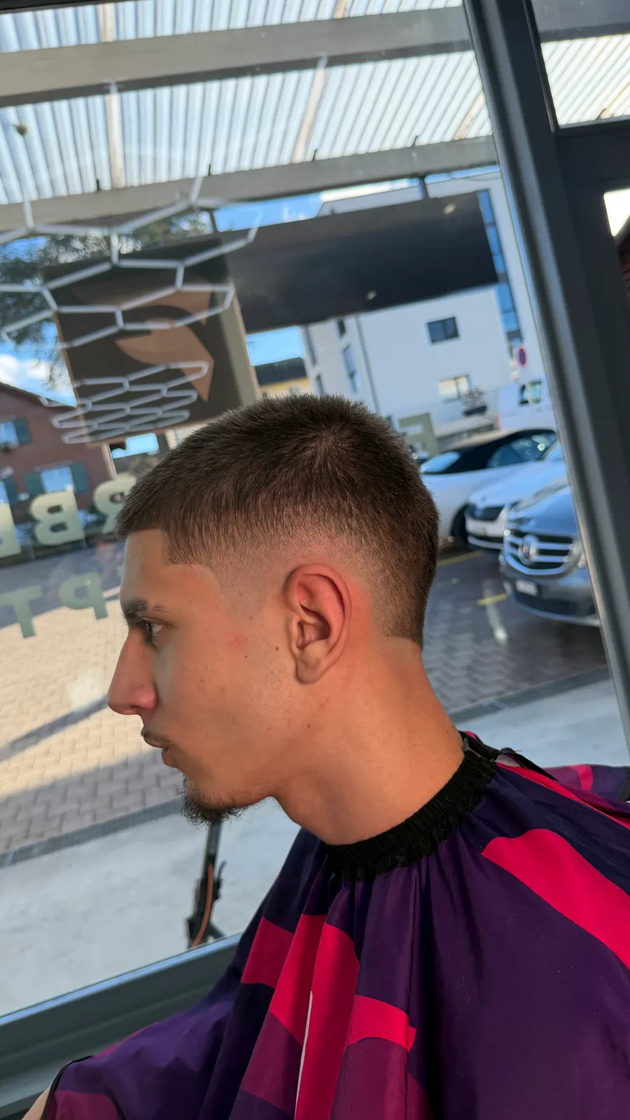 Réalisation FLP Barber — dégradé court